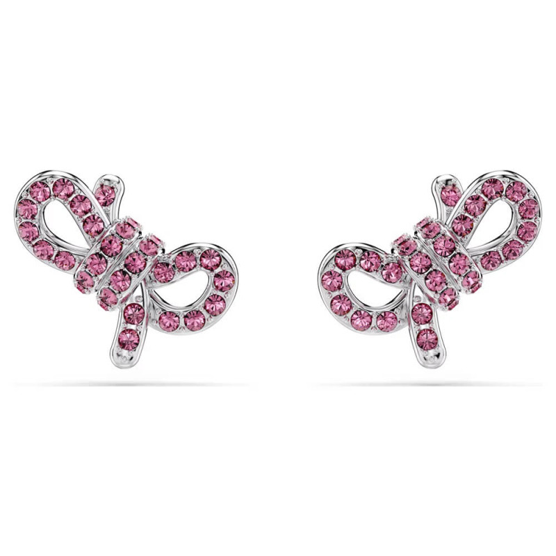 LIFELONG BOW STUD EARRINGS  BOW, PINK, 5723557