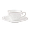 TEA CUP WITH SAUCER, GRAY PEARL 10-4392-1300/1310