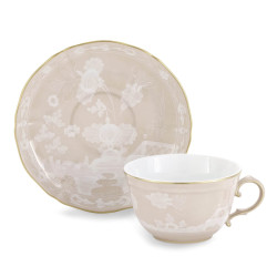 TEA CUP WITH SAUCER, ORIENTE ITALIANO