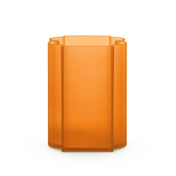 OKRA VASE, ORANGE