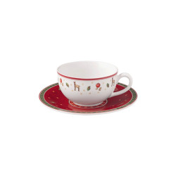 BREAKFAST CUP WITH SAUCER,...