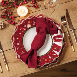 DINNER PLATE 29 CM, RED TOYS DELIGHT