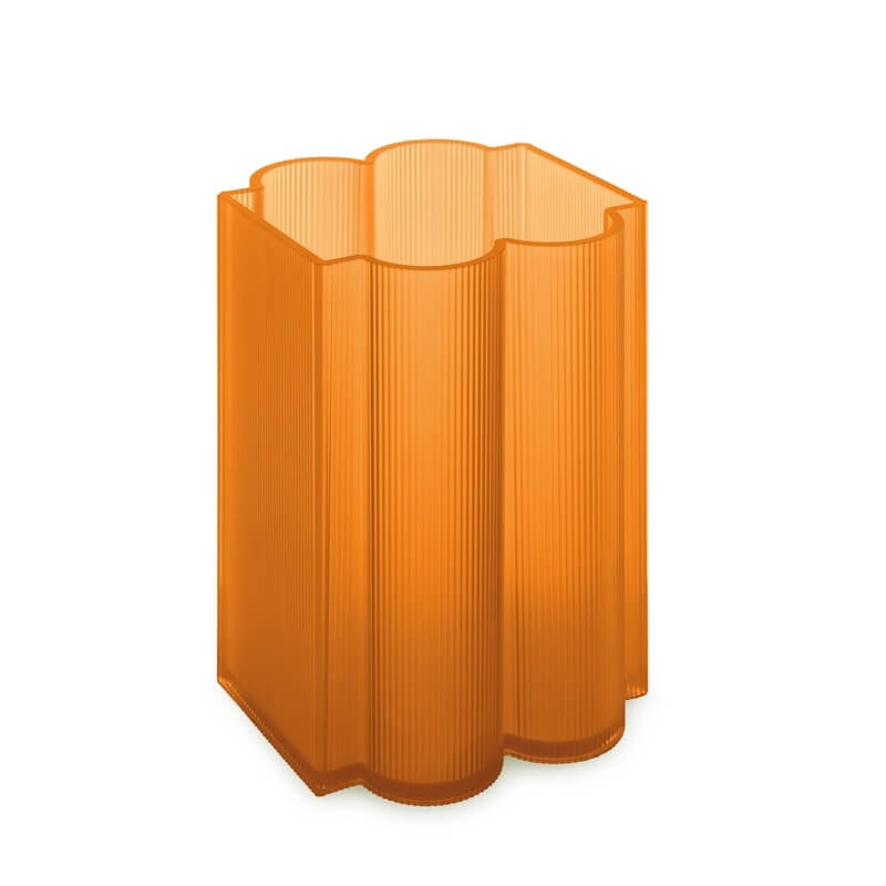 OKRA VASE, ORANGE