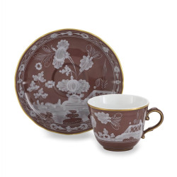 TAZZA CAFFE CON PIATTINO, ORIENTE ITALIANO