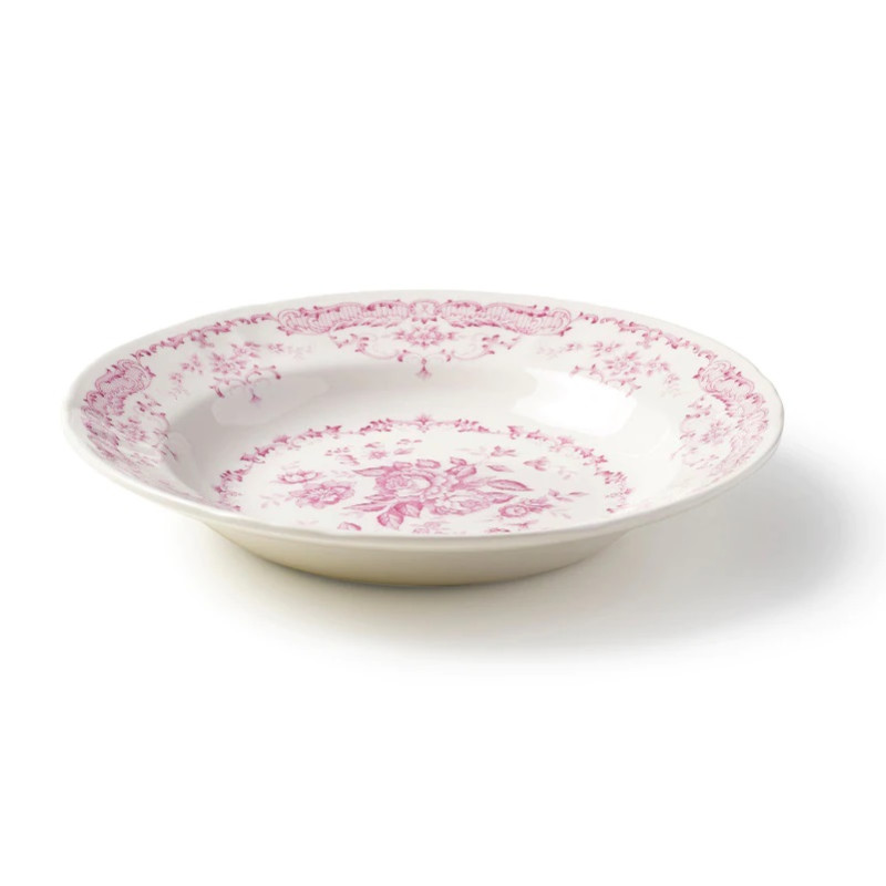 23 CM SOUP PLATE, ROSE