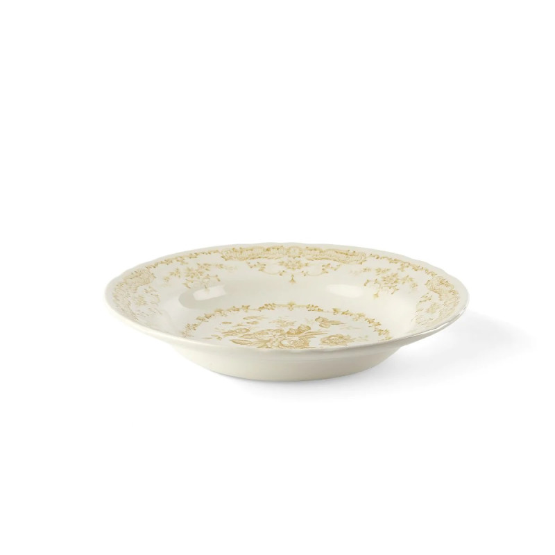 23 CM SOUP PLATE, ROSE