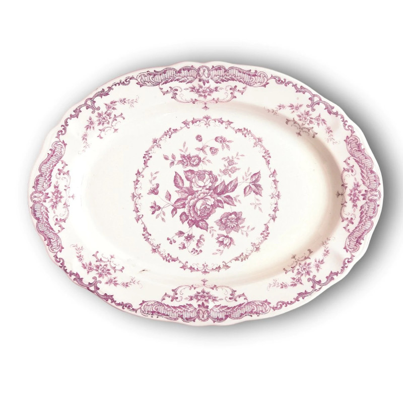 OVAL PLATTER 30.5 CM, ROSE