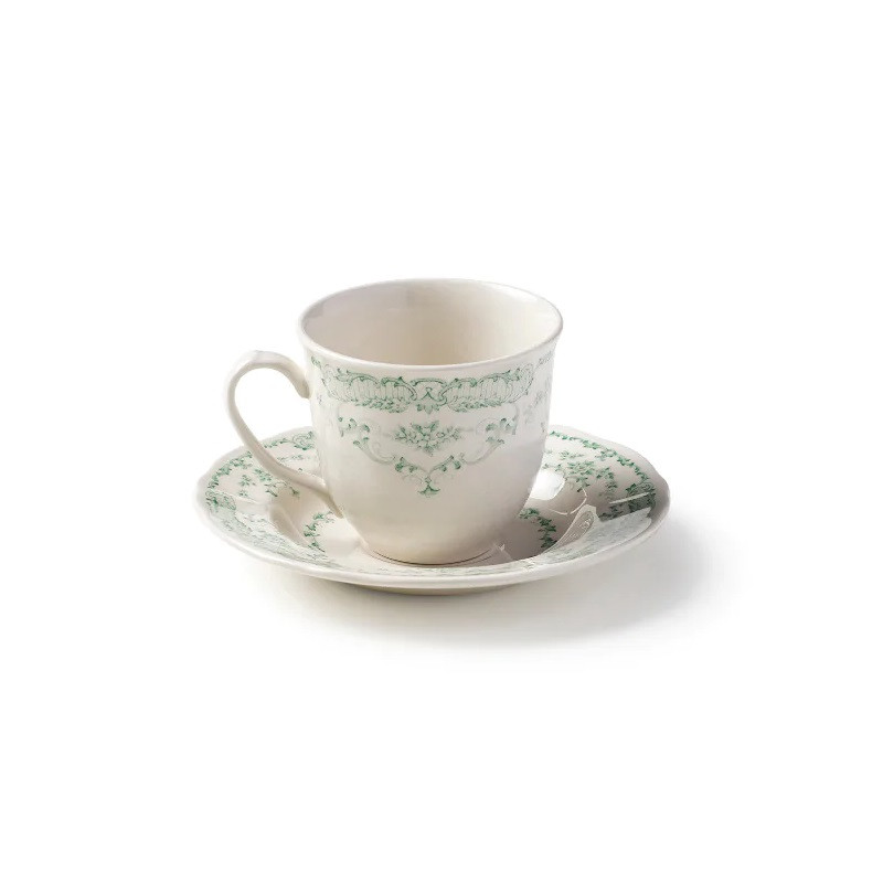 TEA CUP WITH SAUCER, ROSE