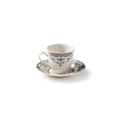 TEA CUP WITH SAUCER, ROSE