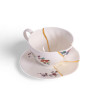 TAZZA TE CON PIATTO n2, KINTSUGI 9648