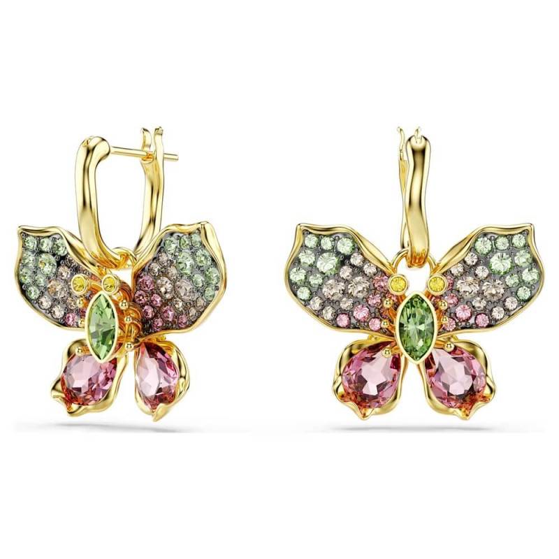 IDYLLIA DROP EARRINGS, MULTICOLOR, GOLD TONE PLATED 5709953