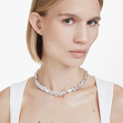 MILLENIA NECKLACE WHITE RHODIUM PLATED 5705757