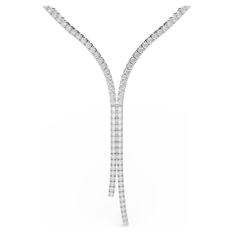 MATRIX Y NECKLACE, WHITE, RHODIUM PLATED 5707988