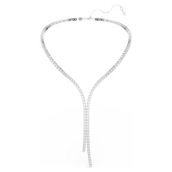 MATRIX Y NECKLACE, WHITE, RHODIUM PLATED 5707988