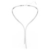 MATRIX Y NECKLACE, WHITE, RHODIUM PLATED 5707988