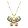 IDYLLIA MULTICOLORED BUTTERFLY PENDANT, GOLD TONE PLATED 5709950