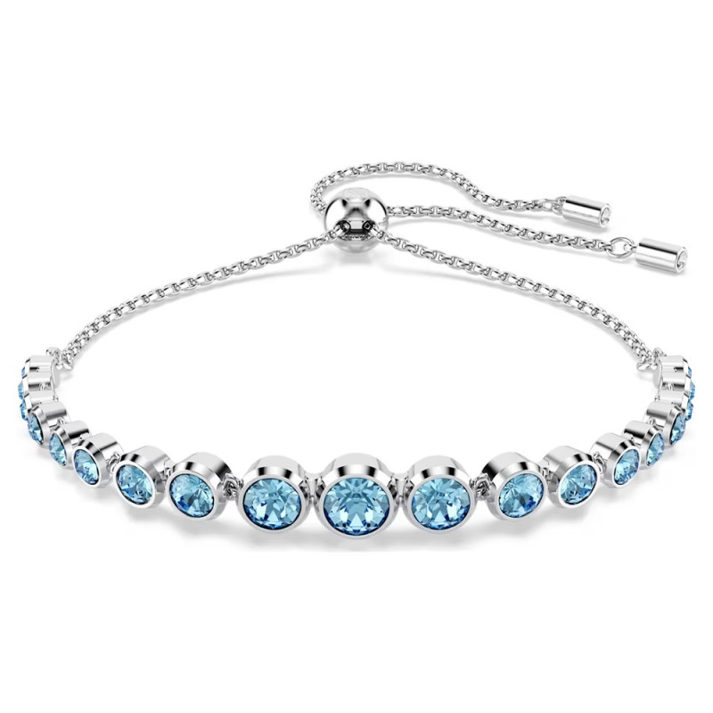 IMBER TENNIS BRACELET, MIXED ROUND CUTS