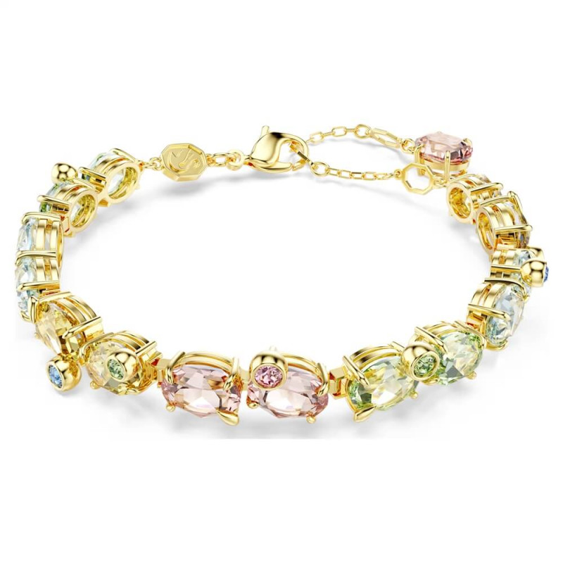 BRACCIALE GEMA MIS.M MULTICOLORE PLACCATO COLOR ORO 5705808