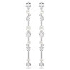 CONSTELLA EARRINGS, CRYSTAL PEARL, WHITE, RHODIUM PLATED 5705614