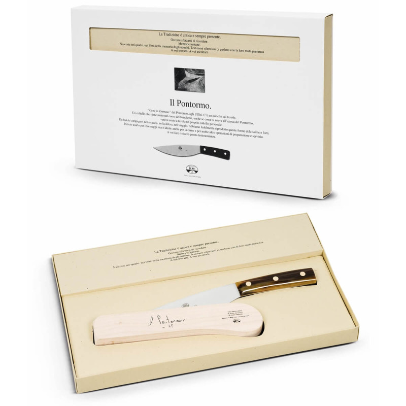COLTELLO PONTORMO CON CEPPO, CORNOTECH 364