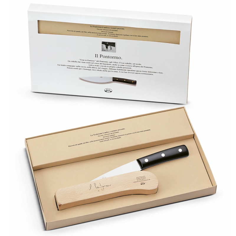 COLTELLO PONTORMO CON CEPPO, NERO 365