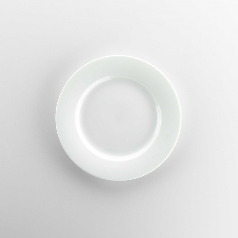 FLAT PLATE 18 CM WHITE 1758 PLUS