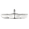 SILVER PLATED THREE PART SERVER, MALMAISON