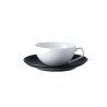TEA CUP & SAUCER, TAC GROPIUS BLACK