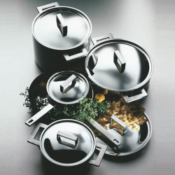 PADELLA INOX CON COPERCHIO, ATTIVA