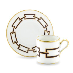 TAZZA CAFFE CON PIATTINO, CATENE IMPERO