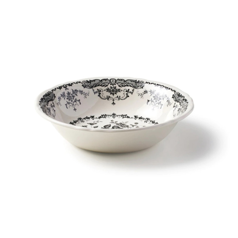 SALAD BOWL 24 CM, BLACK ROSE, BID0417