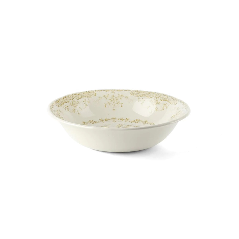 SALAD BOWL 24 CM, OCHER ROSE, BID00617